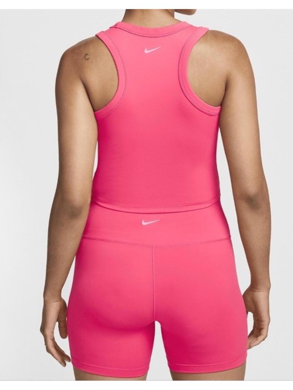 $40 NEW Nike One Fitted Women's Dri-FIT Cropped Tank Top FN2806-629  Medium